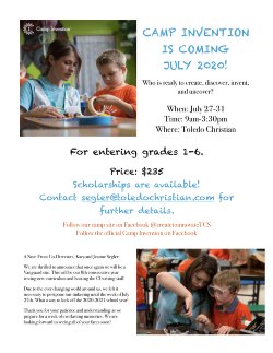 Camp Invention Poster